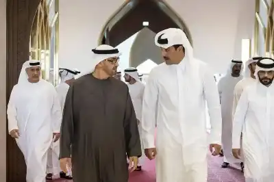 الشيخ تميم ومحمد بن زايد: خفض