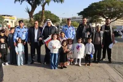 هكذا شارك نشامى الأمن المواطنين فرحتهم