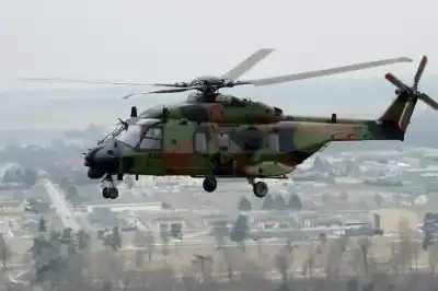 مروحية قطرية تتعرض لخلل فني وتسفط