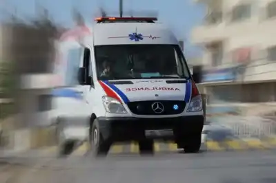 شخص يسقط من الطابق الرابع بمستشفى