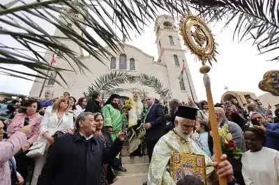 الكنائس تحتفي بـأحد الشعانين في الأردن