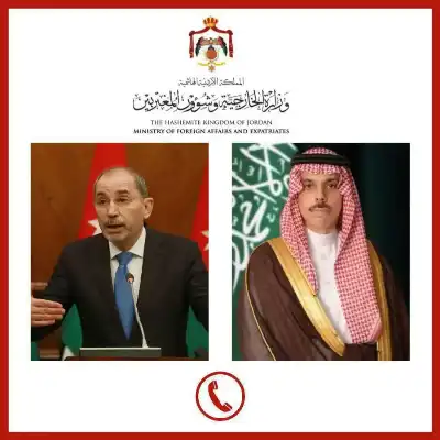 الصفدي يبحث مع نظيره السعودي تطورات