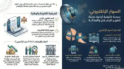السلسلة القانونية (186): السوار الإلكتروني كبديل