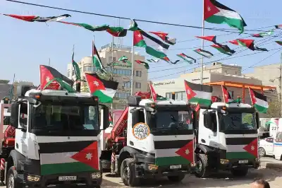 كهرباء اربد تضيء سماء المحافظة فرحا