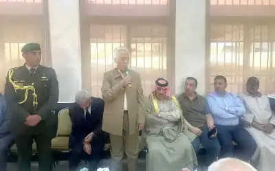 الديوان الملكي يعزي عشيرة الكركي (صور)