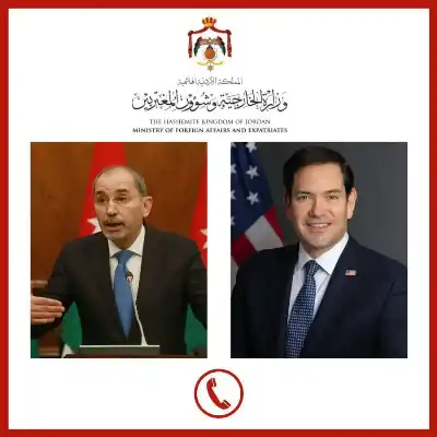 الصفدي يهاتف نظيره الأميركي.. وهذا ما