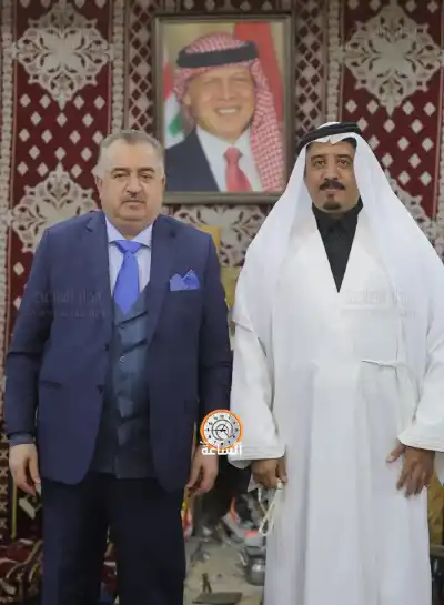 الشيخ فيصل العابد الدعجة يستضيف السفير