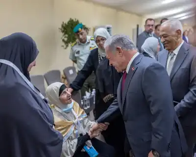 الملك يودع بعثة حجاج بيت ﷲ