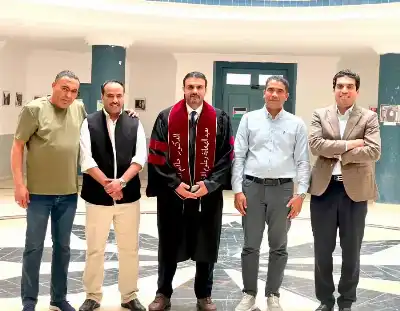الصحفي الخضير ينال درجة الدكتوراه بتقدير