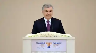 الرئيس الاوزبكي يفتتح أعمال منتدى طشقند