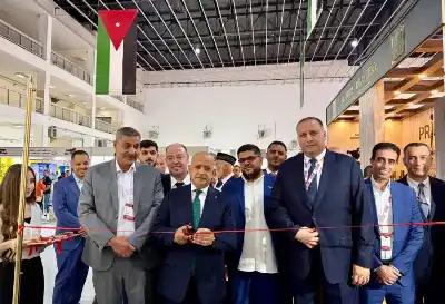 الحاج توفيق يفتتح الجناح الأردني المشارك
