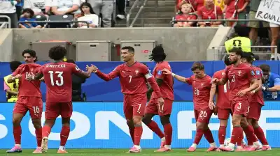البرتغال بقيادة رونالدو تقسو على اوزبكستان