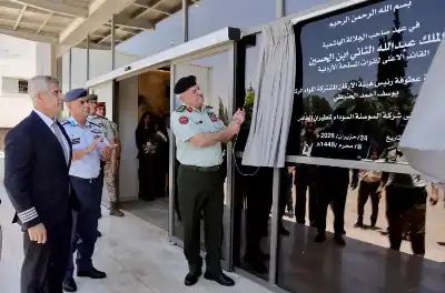 اللواء الحنيطي يفتتح مبنى شركة السوسنة