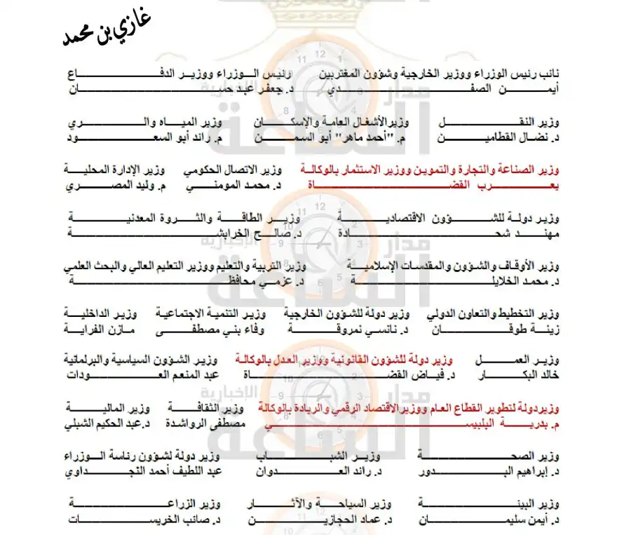 مدار الساعة,أخبار الأردن,اخبار الاردن,الإرادة الملكية السامية