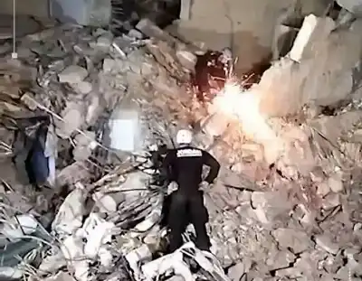 الدفاع المدني الأردني يباشر جهود إنقاذ