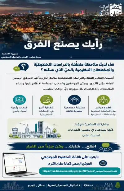 الأمانة تتيح الاطلاع على التقارير الفنية