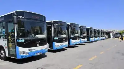 تشغيل 15 حافلة بنظام التردد بين