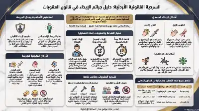 السلسلة القانونية (246): جرائم الإيذاء وأحكامها