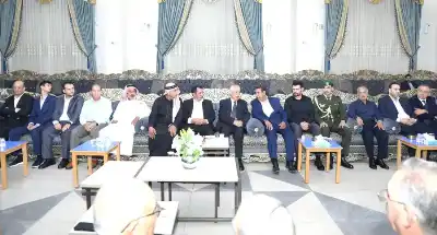 الديوان الملكي يعزي عشيرة الشراري (صور)