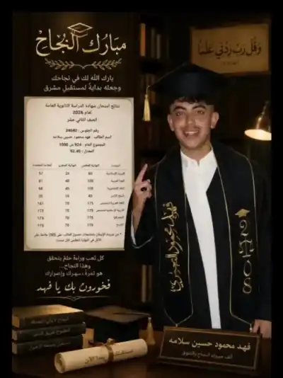 فهد سلامة.. مبارك الـ 92.4%