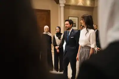 ولي العهد ينشر لقطات من لقاء
