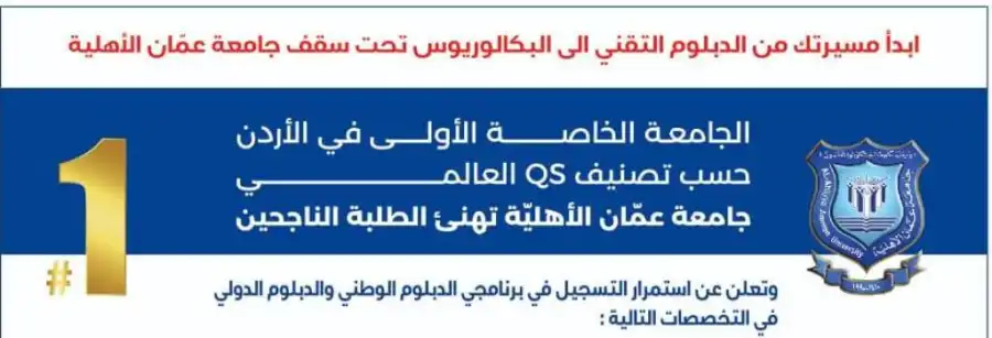 مدار الساعة,أخبار الجامعات الأردنية,جامعة عمان الأهلية