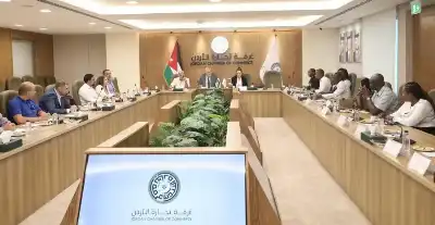 غرفة تجارة الأردن تبحث مع وفد