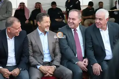 يوسف الحنيطي يستقبل المهنئين بترفيعه إلى