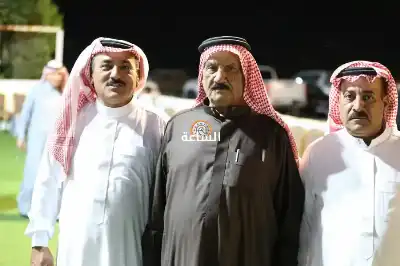 الحاج إبراهيم المشاقبة يتقبل التهاني بعقد