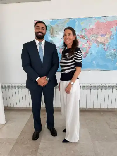 سفيرة سويسرا إميليا جورجيفا تلتقي الجبور