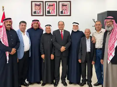 أهالي قضاء زي يهنئون المجالي بتسلمه