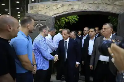 جعفر حسان من موقع العزاء في