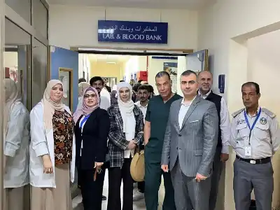 فعالية وطنية للتبرع بالدم في مستشفى