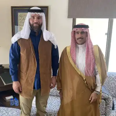 الشيخ فارس ضاري الجربا يهنئ الأمير