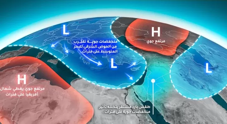 مدار الساعة,الطقس في الأردن اليوم,طقس الأردن,طقس العرب,طقس العرب الاردن,درجات الحرارة