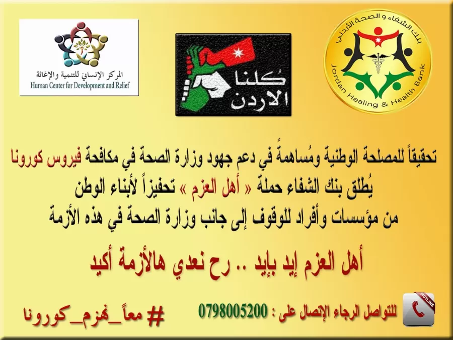 مدار الساعة,مناسبات أردنية,كورونا,وزارة الصحة