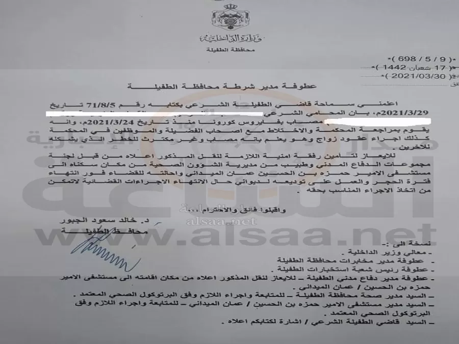 مدار الساعة,أخبار الأردن,اخبار الاردن,كورونا,الدفاع المدني