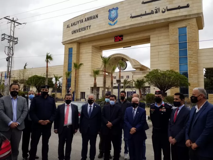 مدار الساعة,أخبار الجامعات الأردنية,وزير الأشغال العامة والإسكان,الملك عبدالله الثاني بن الحسين,وزارة الأشغال,جامعة عمان الأهلية