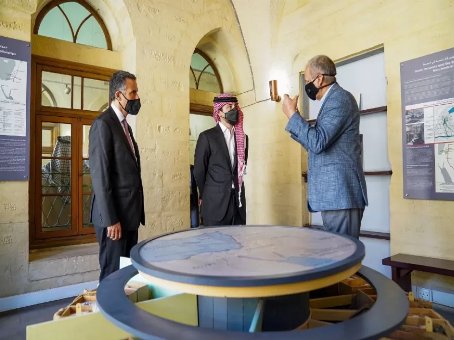 مدار الساعة,أخبار الأردن,اخبار الاردن,وزير السياحة والآثار,ولي العهد,الحسين بن عبدالله الثاني,دائرة الآثار العامة
