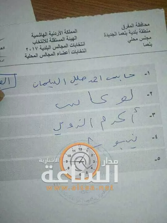 مدار الساعة,أسرار أردنية
