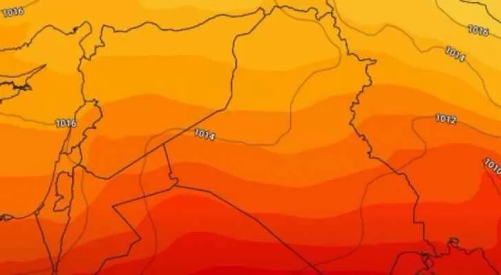 مدار الساعة,الطقس في الأردن اليوم,طقس الأردن,طقس العرب,طقس العرب الاردن,درجات الحرارة