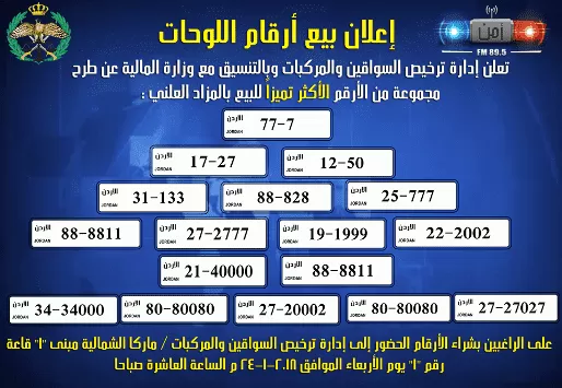 مدار الساعة,أخبار الأردن,اخبار الاردن,إذاعة الأمن العام,وزارة المالية,الأمن العام,إدارة ترخيص السواقين والمركبات