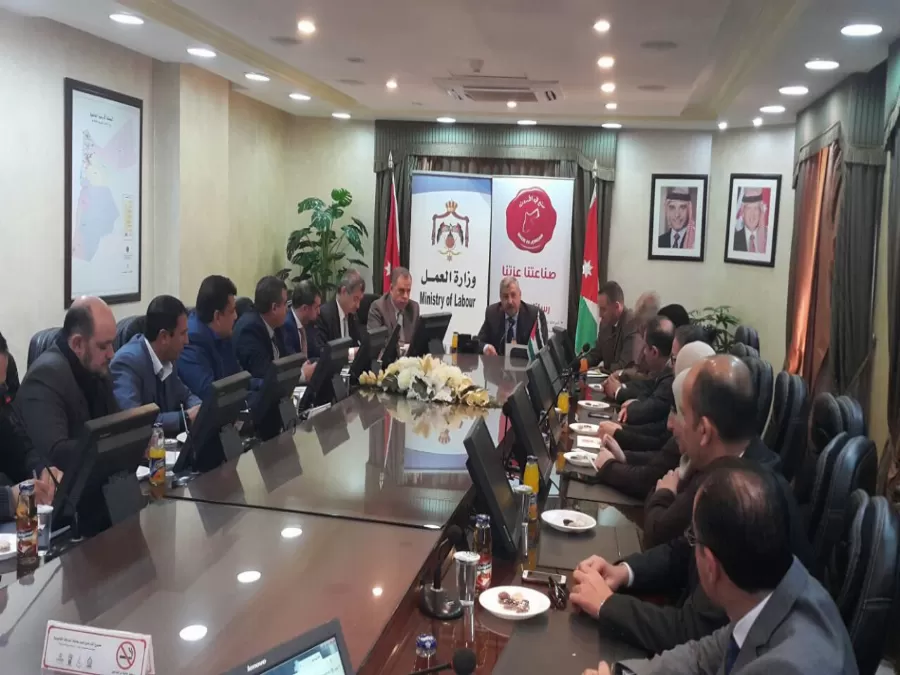 مدار الساعة,أخبار اقتصادية,وزير العمل,الملك عبدالله الثاني,صندوق التنمية والتشغيل,غرفة صناعة عمان,التدريب المهني,الضمان الاجتماعي