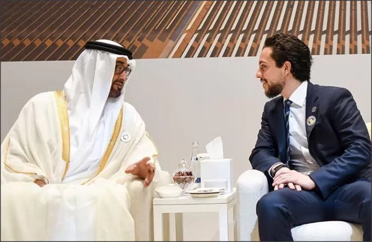 مدار الساعة,أخبار الأردن,اخبار الاردن,ولي العهد,الحسين بن عبدالله الثاني,الشيخ محمد بن زايد