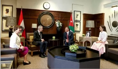 مدار الساعة,أخبار الأردن,اخبار الاردن,وزير الخارجية وشؤون المغتربين,وزير الصناعة والتجارة والتموين,الملك عبدالله الثاني,الملكة رانيا العبدالله,الملكة رانيا,الاتحاد الأوروبي,الديوان الملكي الهاشمي,التدريب المهني,الأمم المتحدة,أونروا,قصر الحسينية,مخيم الزعتري