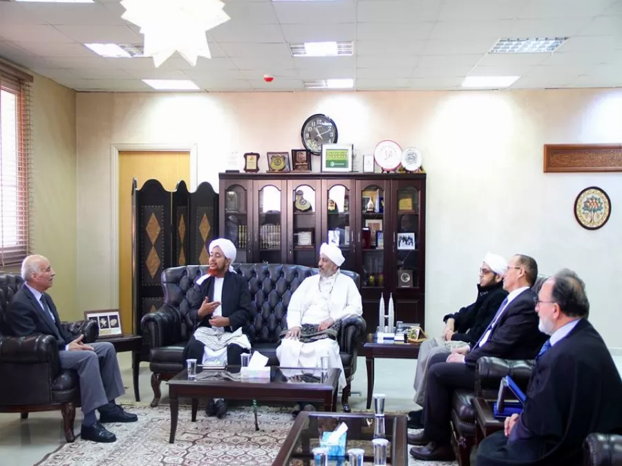 مدار الساعة,أخبار الجامعات الأردنية,الملك عبدالله الثاني بن الحسين,وزارة الأوقاف والشؤون والمقدسات الإسلامية,الأمير غازي بن محمد,دائرة الإفتاء العام,دائرة قاضي القضاة,وزارة الأوقاف