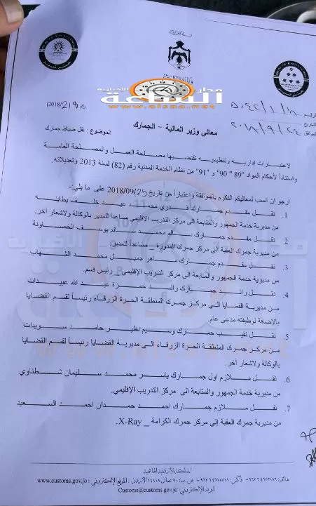 مدار الساعة,أسرار أردنية