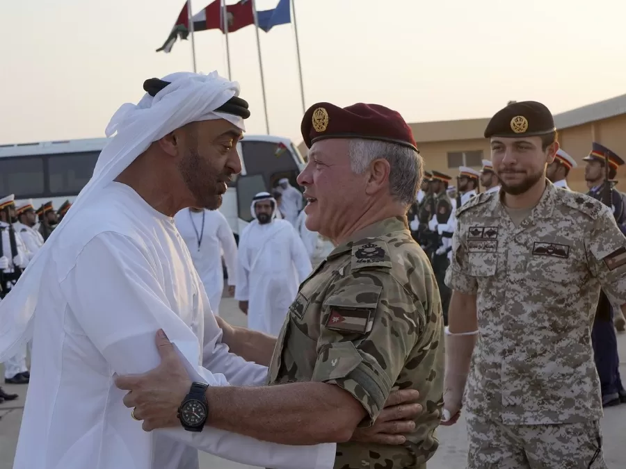 مدار الساعة,أخبار الأردن,اخبار الاردن,الملك عبد الله الثاني,ولي العهد,الشيخ محمد بن زايد