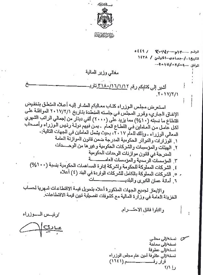 مدار الساعة,أسرار أردنية